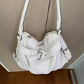 Solid Color PU Shoulder Bags - DippedShop Wholesale - #0851