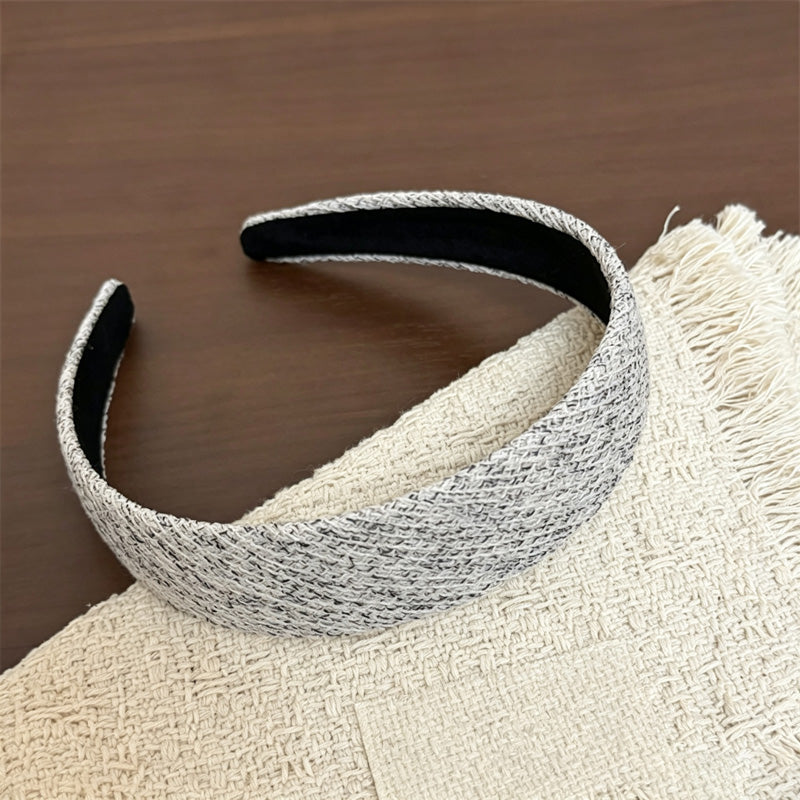 Simple Solid Color Non-Slip Wide Headband 6W6HBD330