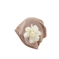 Slouchy 3D Floral Breathable Knit Beanie Hat 6W6HAT589