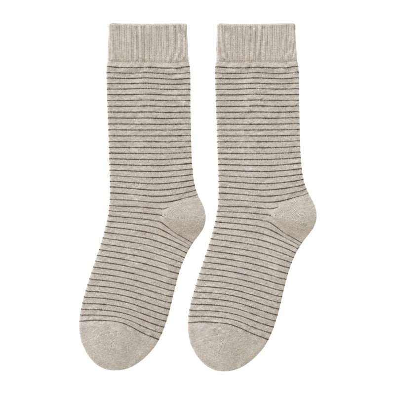 Color Block Striped Slouchy Crew Socks 6W8FSO652