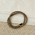 Refined Double Layer Bowknot Elastic Hair Tie MK2BLW6W6HHT16