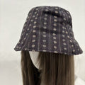 Vintage Floral Embroidery Cotton Bucket Hat 6W6HAT800