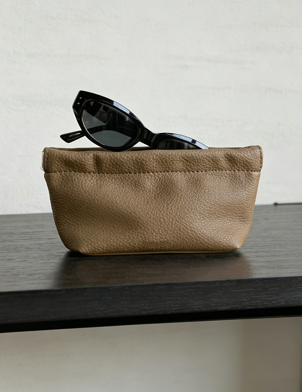 Minimalist Solid Color PU Magnetic Sunglasses Case MK2BLC6S13HSY86