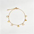 Trendy Cubic Zirconia Double-Layer Chain Bracelet 6W6JBR512