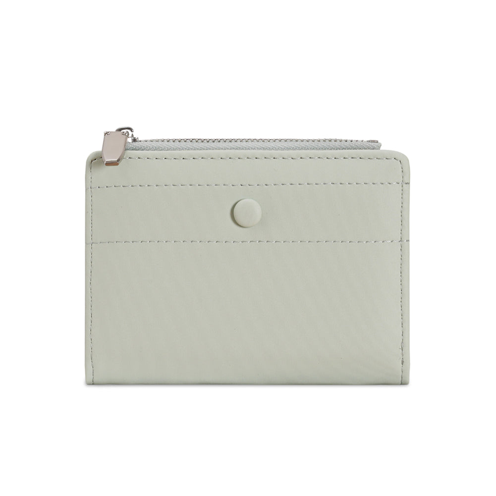 Minimalist Pastel Leather Short Bifold Wallet 6W10BWB360