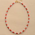 Beaded Choker Necklace - DippedShop Wholesale - #2195