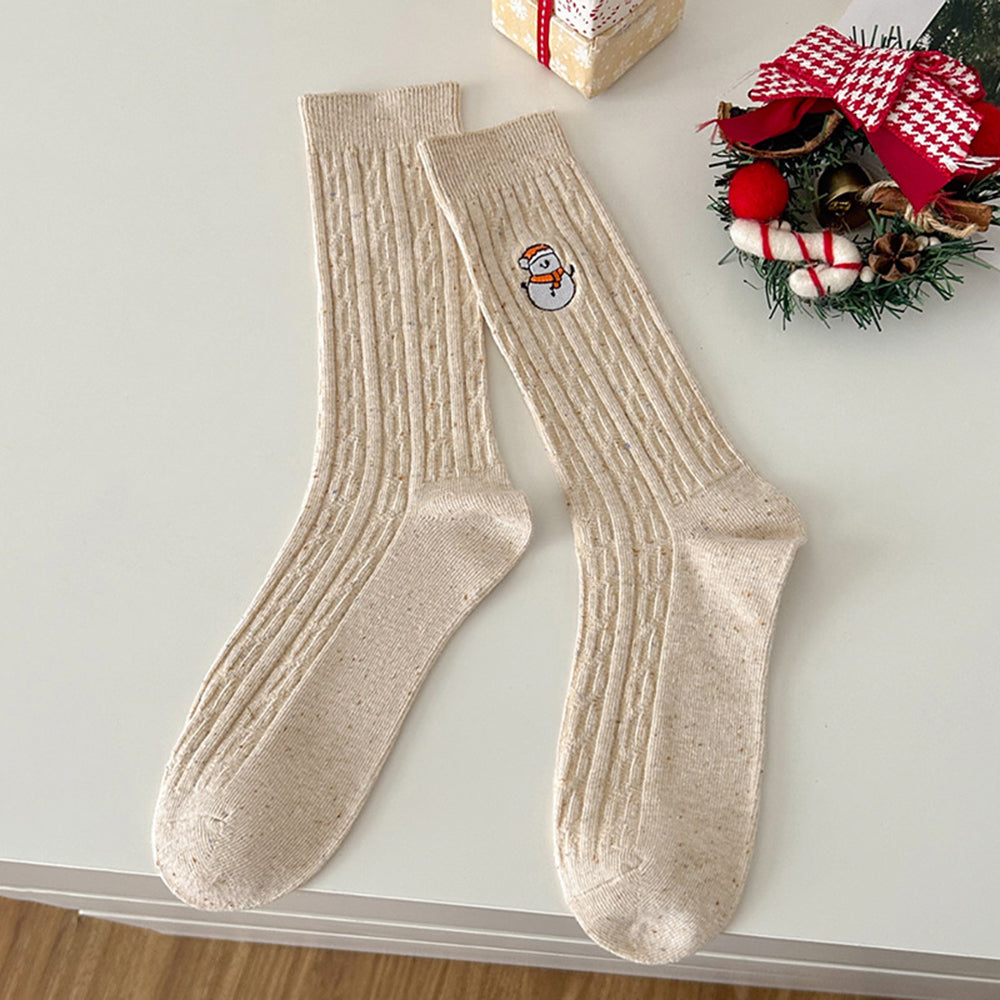 Cable Knit Crew Socks - DippedShop Wholesale - #9635