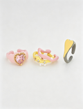 Heart Shape Zircon Ring - DippedShop Wholesale - #0675