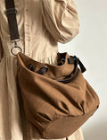 Casual Solid Color Large Capacity Canvas Tote Bag 6W10BBG1995