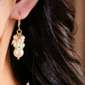 Pearl Cluster Grape Dangle Earrings 6W6JER783
