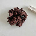 Simple Solid Color Ruffled Elastic Scrunchies 6W6HSR481