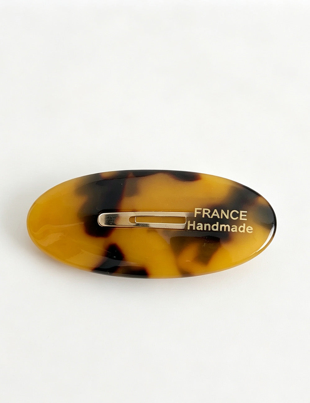 Vintage Tortoise Shell Oval Duckbill Hair Clip 6W6HCP1266