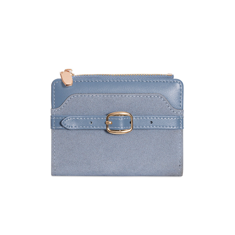 Suede Patchwork Bifold Wallet - DippedShop Wholesale - #5859