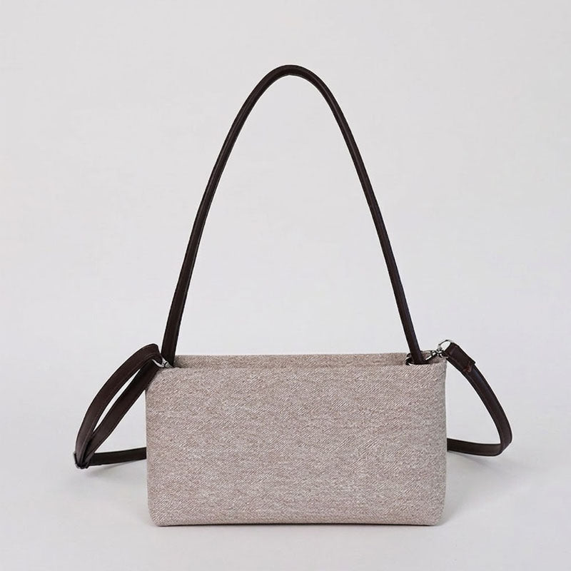 Simple Solid Color PU Underarm Bag 6W10BBG1369