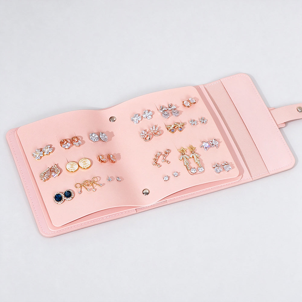 Simple Foldable Earring Hold Jewelry Book Organizer 6H13HSJ150