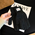Simple Solid Color Touch Screen Warm Gloves 6W6GLO83