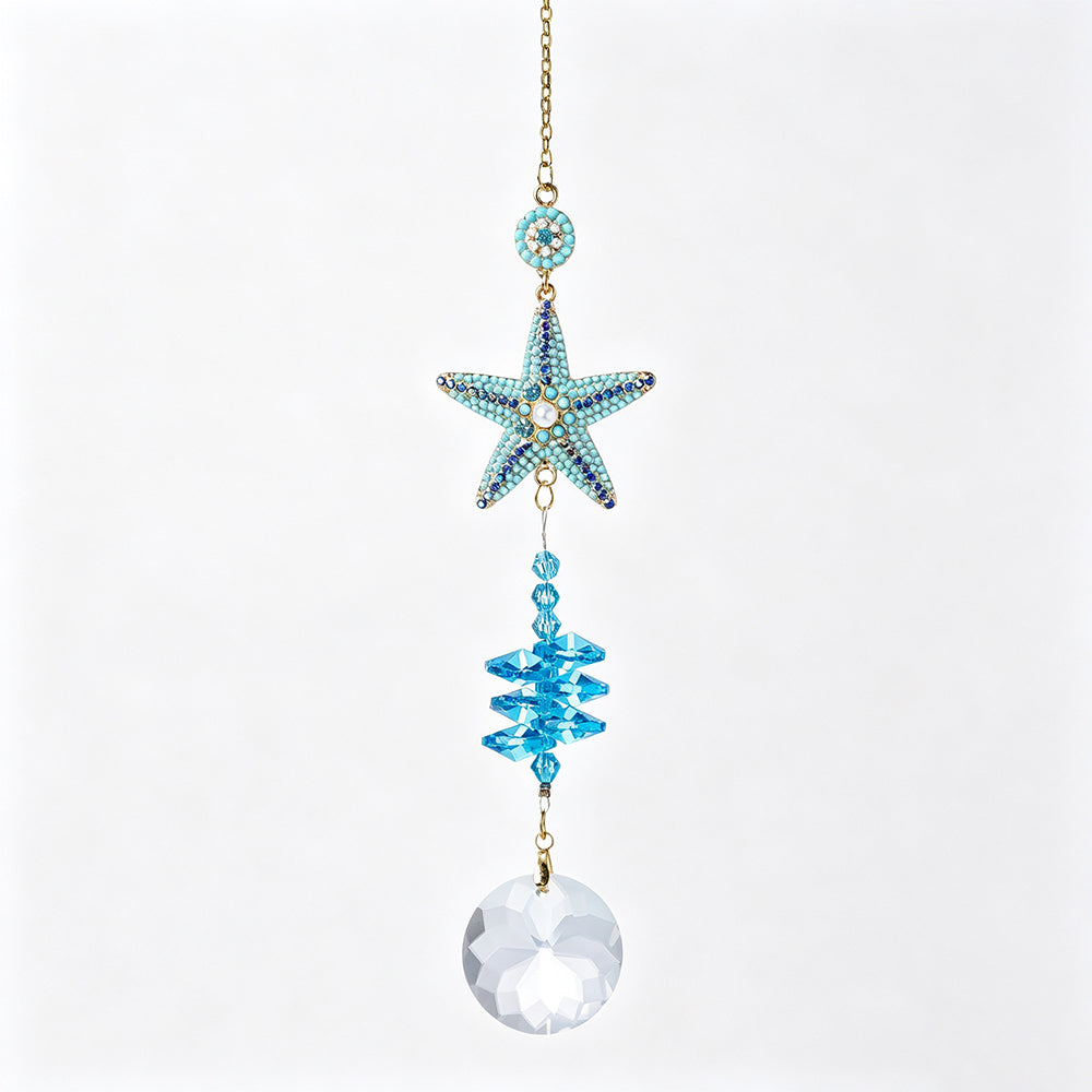 Sparkling Santa Christmas Tree Crystal Hanging Ornament 6H7HLS192