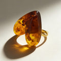 Resin Heart Adjustable Ring - DippedShop Wholesale - #3555