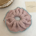 Chic Color Block Handmade Knit Scrunchies 6W6HSR382