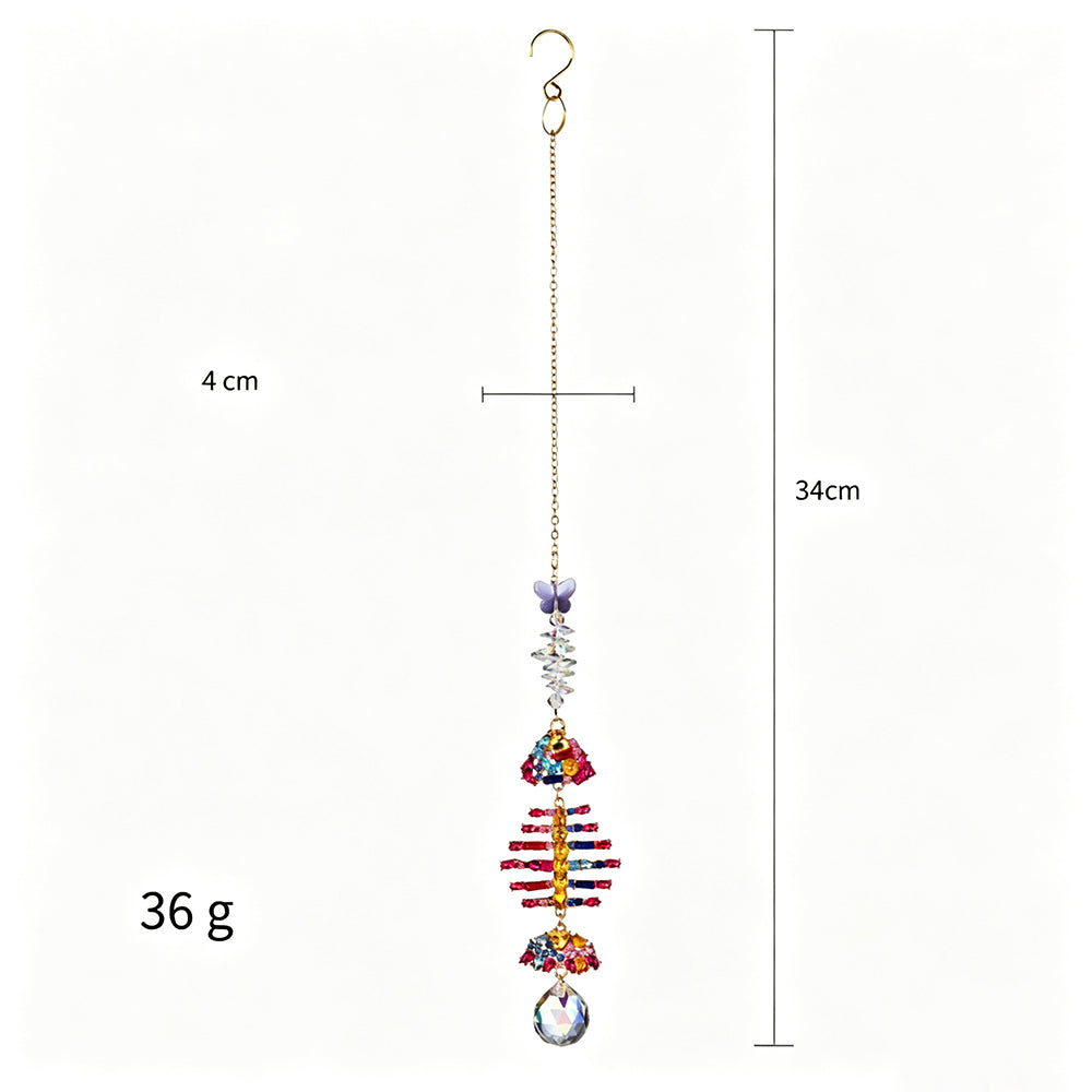Cat Fishbone Sun Catcher - DippedShop Wholesale - #9763