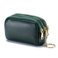 Cute Double Zipper Mini Leather Coin Purse 6W10BWB302