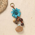 Natural Nut Shell Keychain - DippedShop Wholesale - #4883