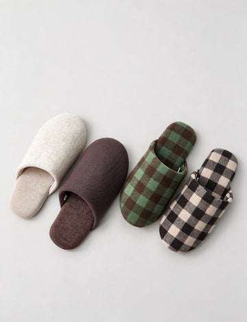 Minimalist Soft Thermal Quiet Non-Slip Indoor Slippers 6W8FSP290