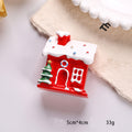 Christmas Snowman Christmas Tree Festive Magnet 6H7HBW567