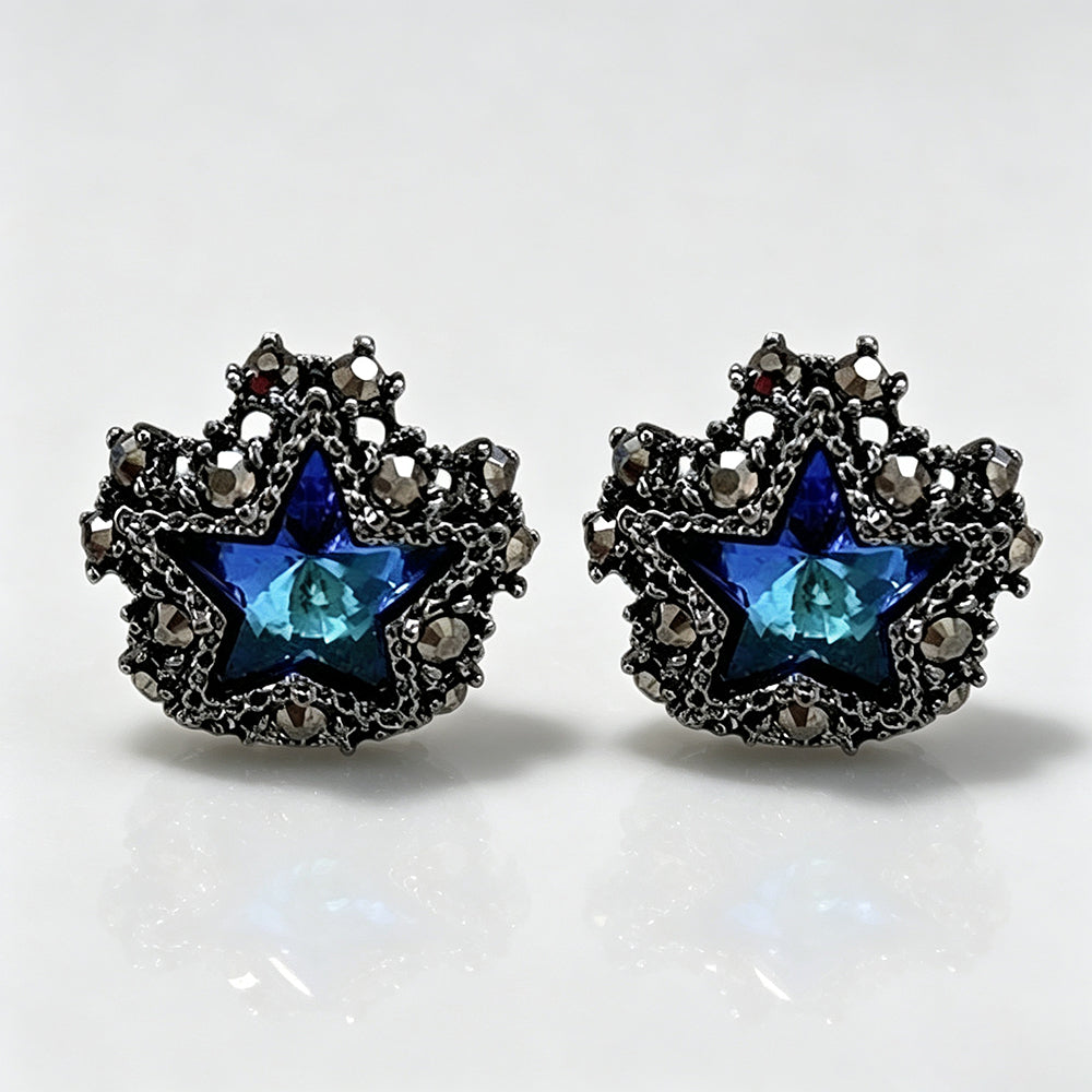 Luxury Star Rhinestone Crystal Stud Earrings 6W6JER715