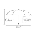 Solid Color Lightweight Compact Folding Umbrella MK2MBFN6Z11UL11