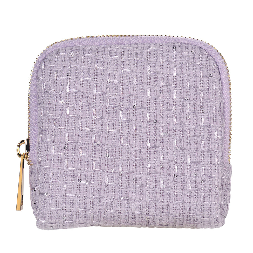 Tweed Jewelry Organizer Pouch - DippedShop Wholesale - #2195