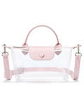 Jelly PVC Shoulder Crossbody Double Handles Bag FPC6BBG434