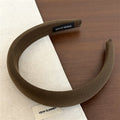 Minimalist Solid Color Padded Fabric Headband 6W6HBD324