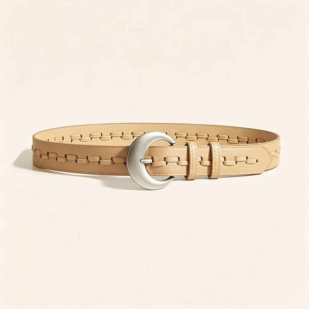Fashion Hollow Out Wovven PU Leather Belt 6W6JBT225