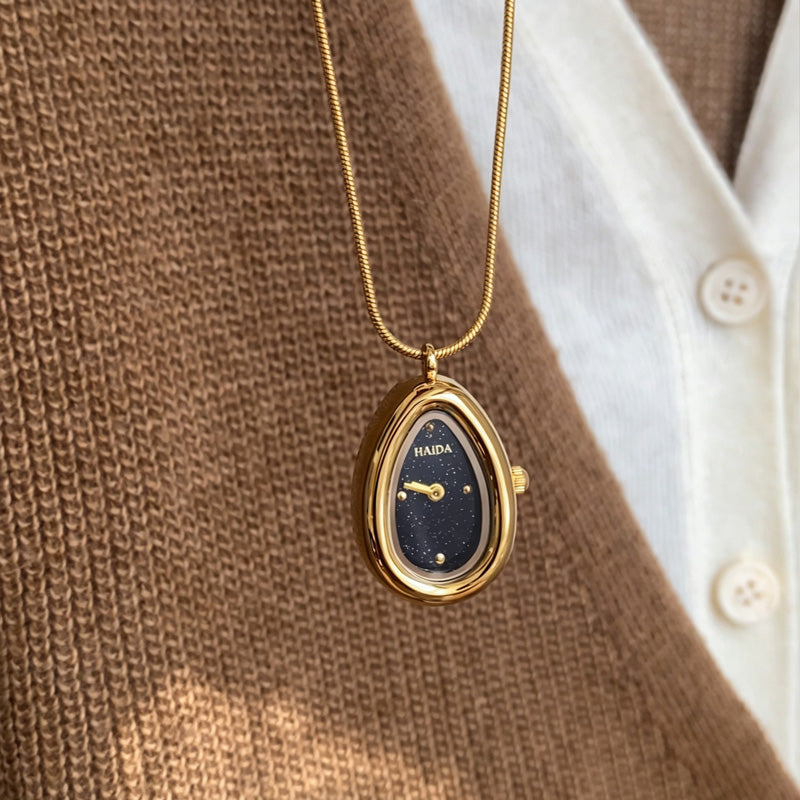 Snake Chain Necklace Watch - DippedShop Wholesale - #9779