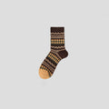 Fair Isle Crew Socks - DippedShop Wholesale - #5427