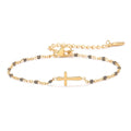 Cross Bead Chain Bracelet - DippedShop Wholesale - #9731