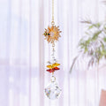 Floral Bee Pendant Suncatchers - DippedShop Wholesale - #0211