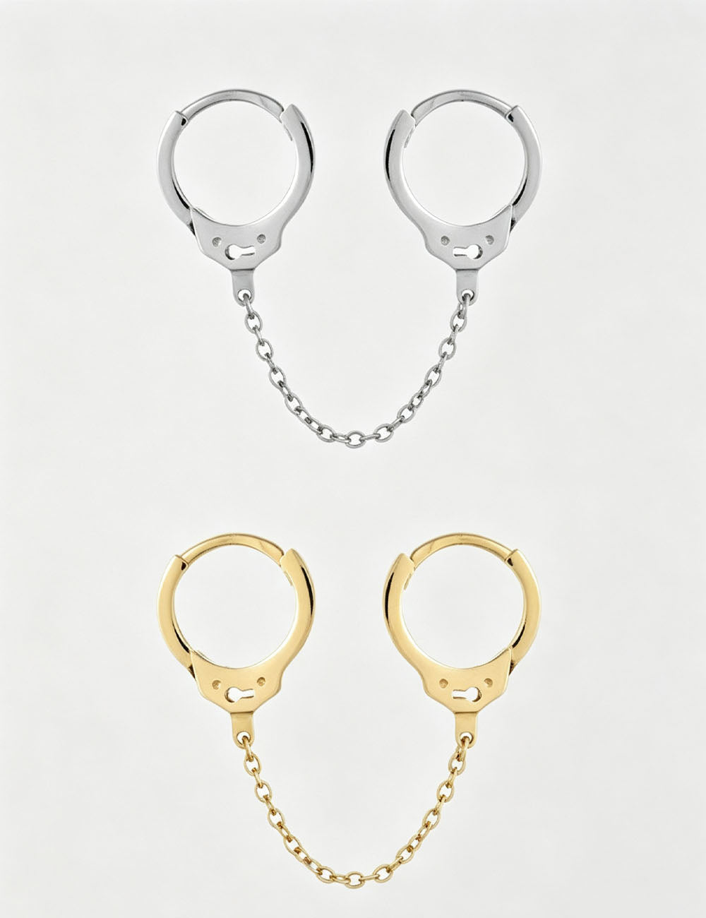 Handcuff Hoop Earrings - DippedShop Wholesale - #8451