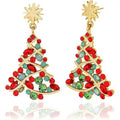 Christmas Tree Dangle Earrings - DippedShop Wholesale - #1443