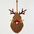 Handwoven Christmas Reindeer Ornament - DippedShop Wholesale - #8883