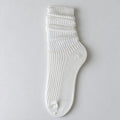 Thin Slouchy Crew Socks - DippedShop Wholesale - #9331