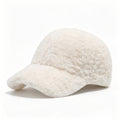 Winter Solid Color Fuzzy Plush Baseball Cap 6W6HAT801