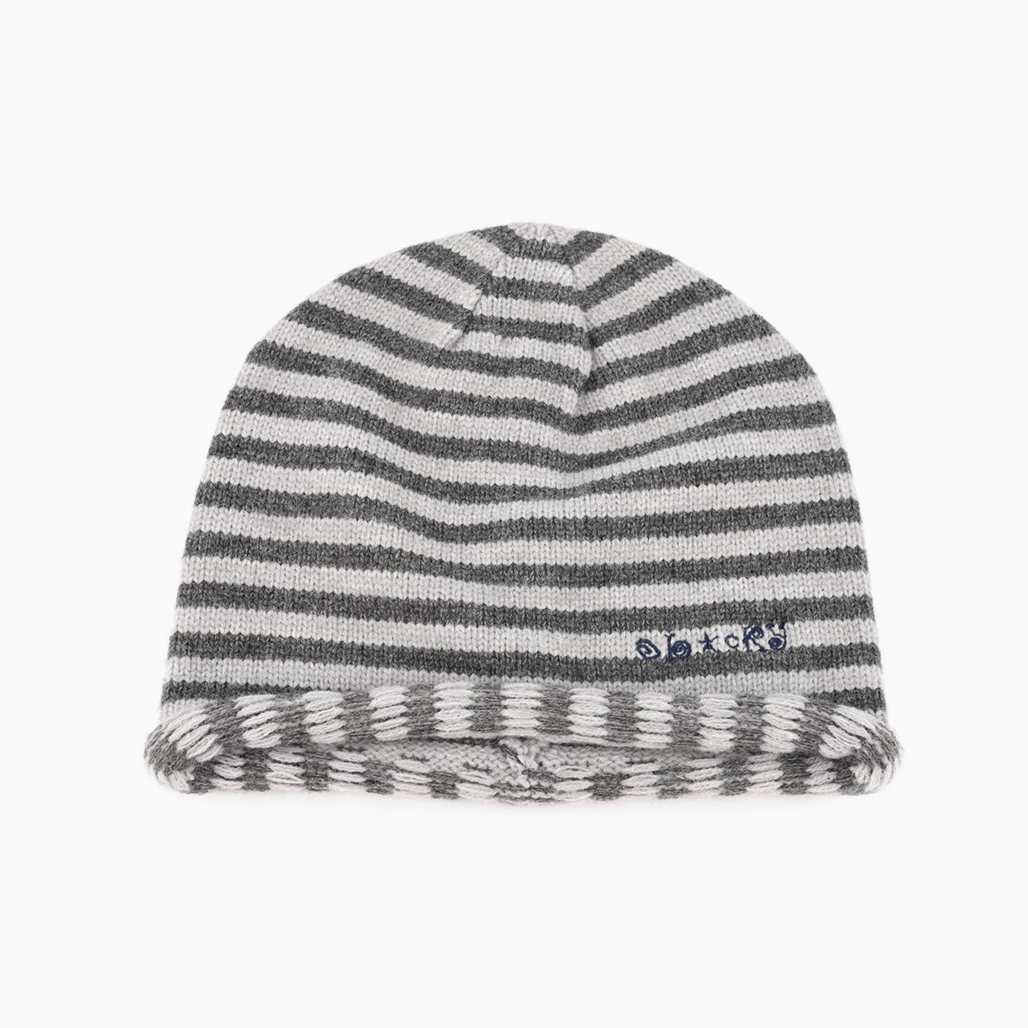 Trendy Striped Color Contrast Knit Beanie 6W6HAT647