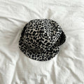 Trendy Leopard Print Color Block Newsboy Cap 6W6HAT796