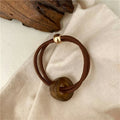 Minimalist Resin Bead High Stretchy Hair Tie 6W6HSR465