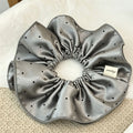 Chic Polka Dots Print Double Layer Scrunchies 6W6HSR356