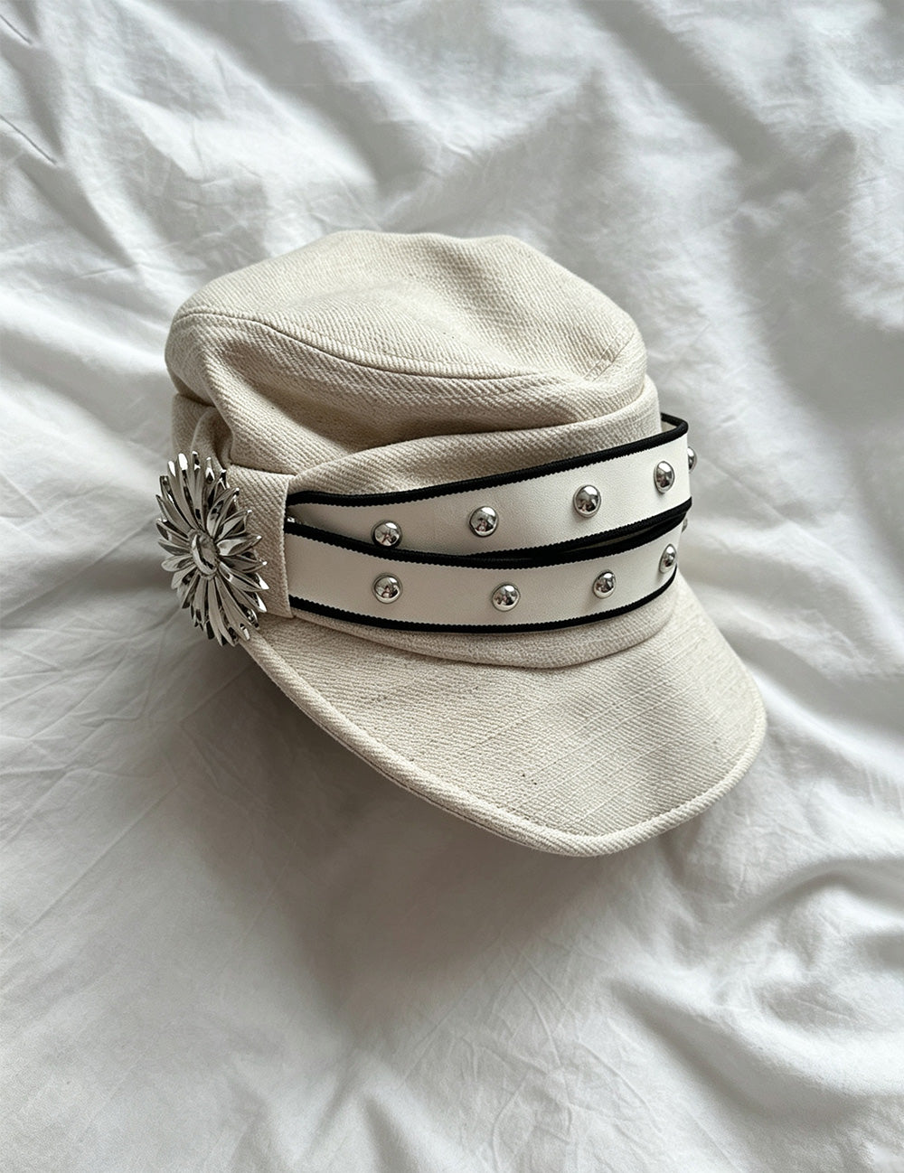 Vintage Rivet Studded Versatile Baseball Cap 6W6HAT797