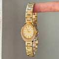 Rhinestone Oval Quartz Watch - DippedShop Wholesale - #4259