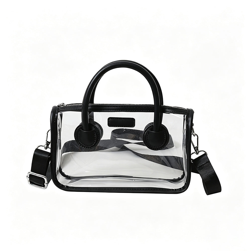 Casual Transparent Color Block Crossbody Bag 6W10BBG2128